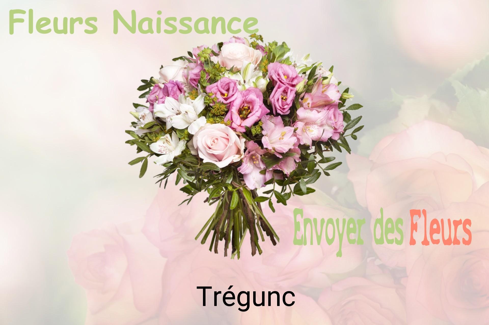 Bouquet de fleurs de naissance livré à Trégunc